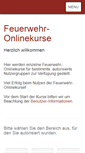 Mobile Screenshot of feuerwehr-onlinekurse.ch